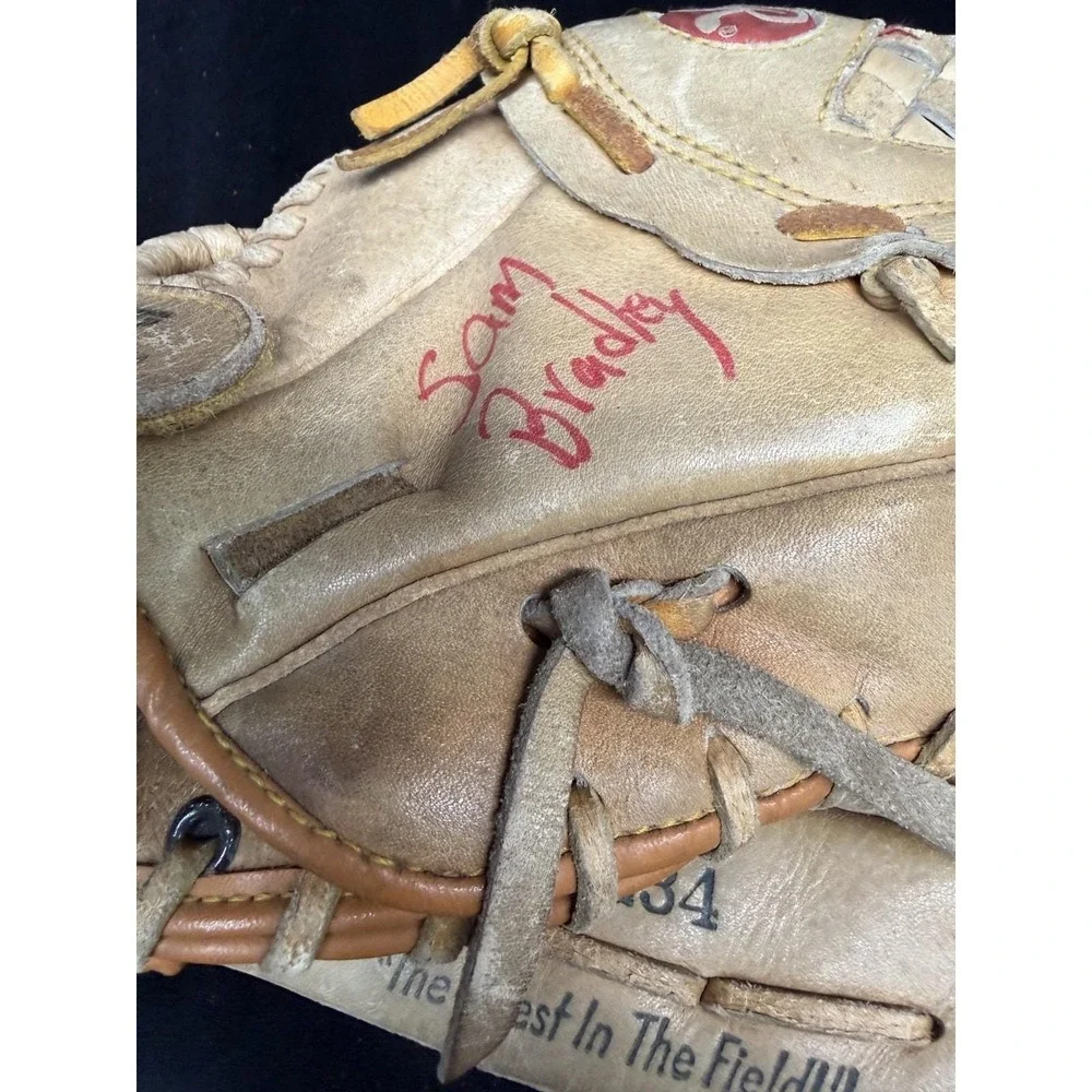 Nolan Ryan Baseball Glove Rawlings RBG34 Fastback & Ed-U-Cated RHT Deep Well Pkt
